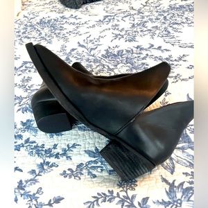 Free People Black Ankle Boots